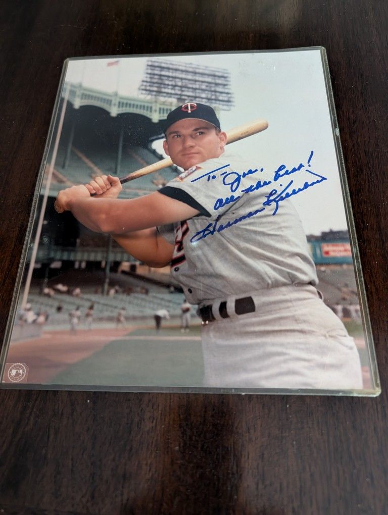 Harmon Kilbrew Autographed 8x10 Photo