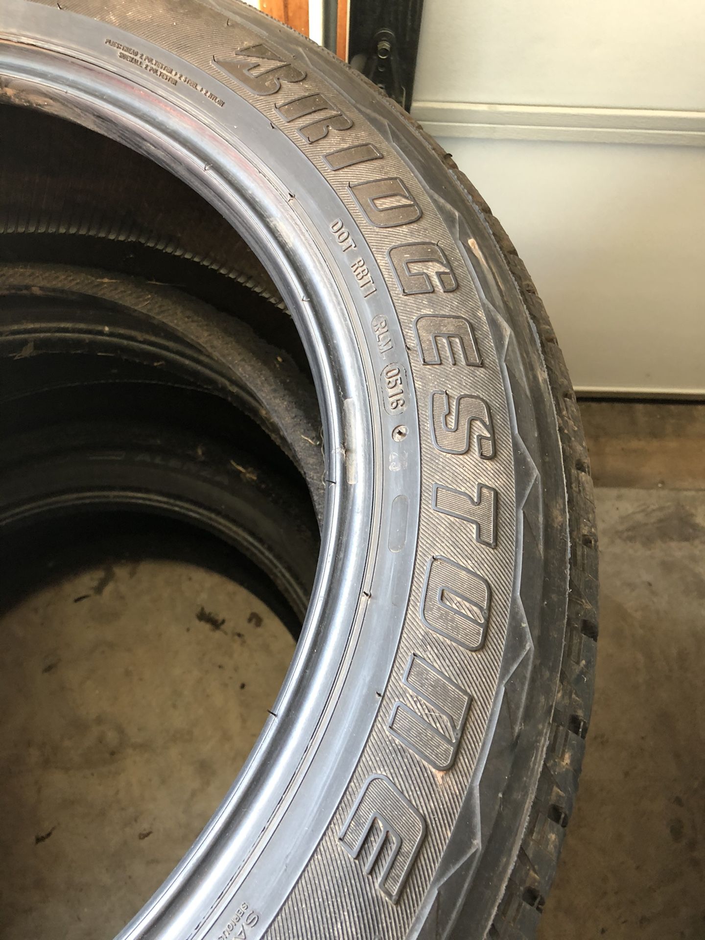 3 like new Bridgestone tires, Crossover/ SUV Touring All Season