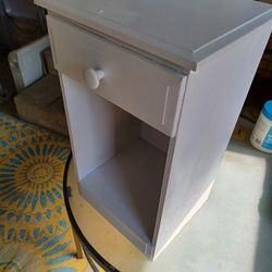 Mid Century Modern Pine Nightstand