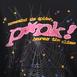 Black Pink Spider Hoodie 