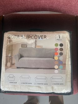 Waterproof sofa cover with three cushions soft covers waterproof