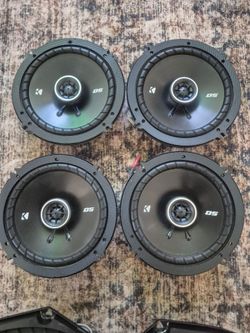 Four 6.5 inch Kicker speakers