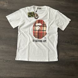 White Bape Burberry Colorway