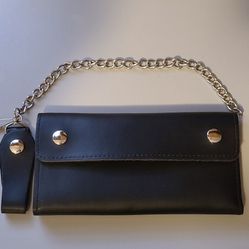 National Leather Truckers Chain Wallet