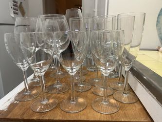 Set of 20 glasses