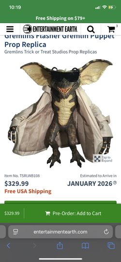 Gremlins “Flasher” Puppet – Trick or Treat Studios