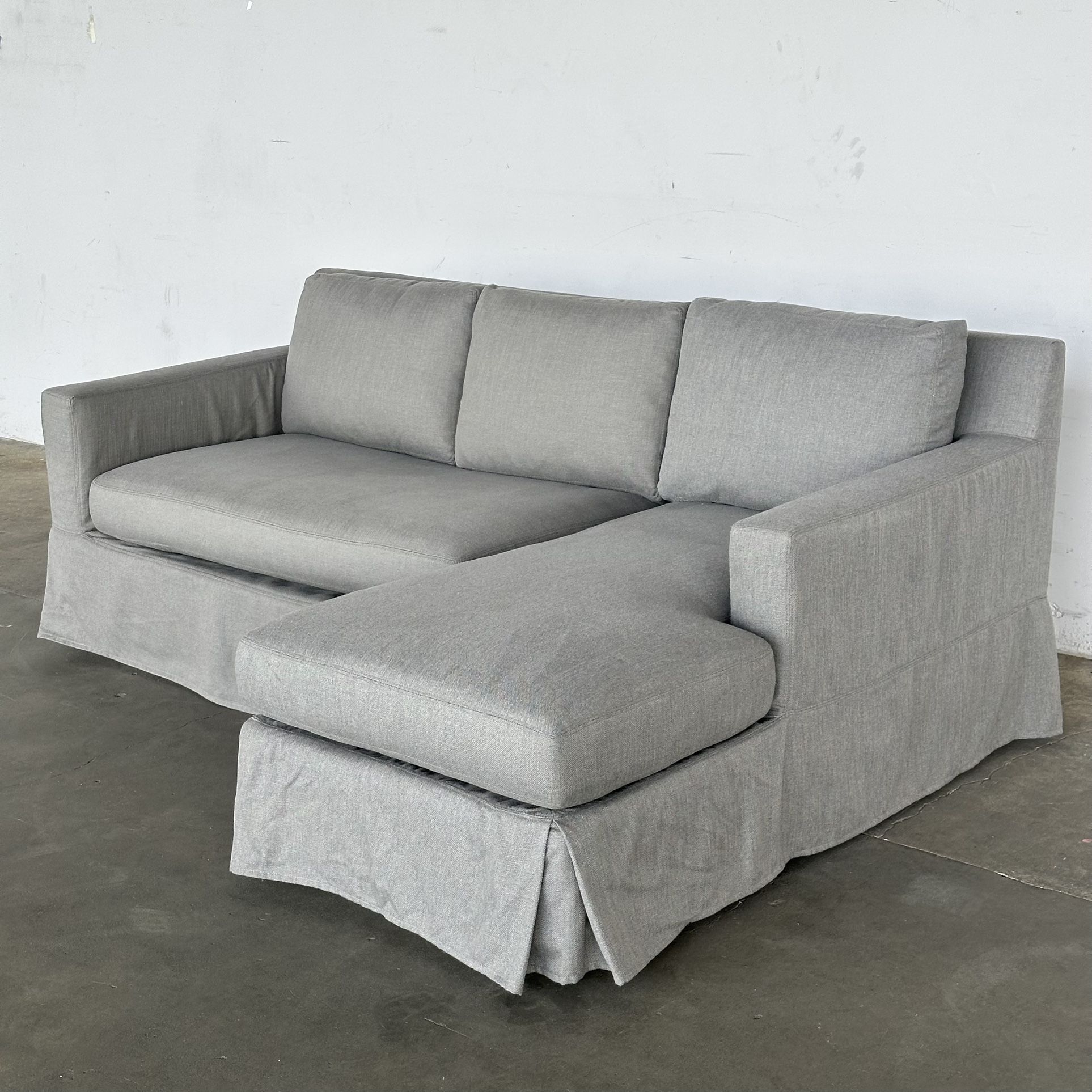 Pottery Barn Slipcovered Sectional Sofa -Delivery Available