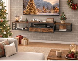 55" floating tv stand