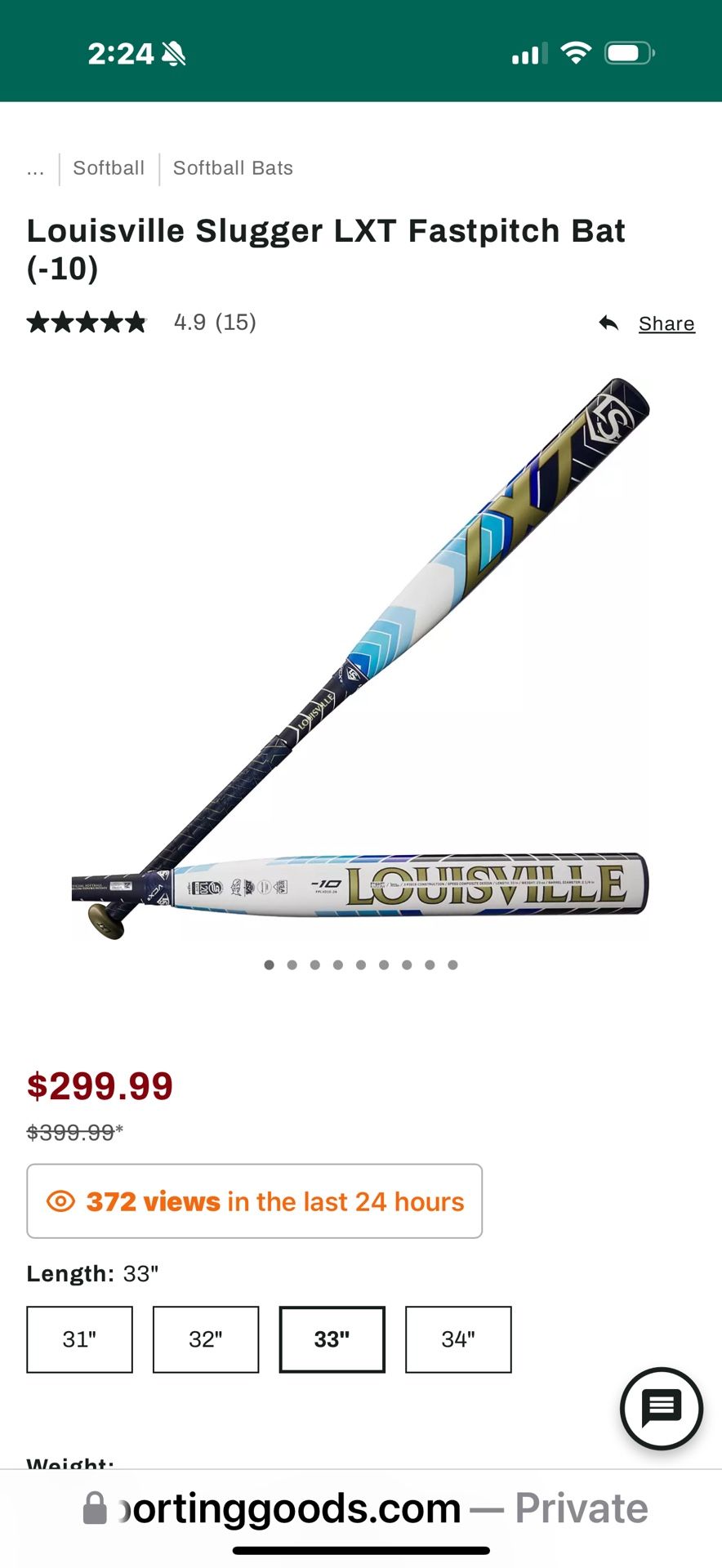 2024 Louisville LXT Softball Bat