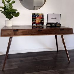 Mid Century Modern Desk Walnut