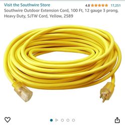 100 ft Extension Cord 