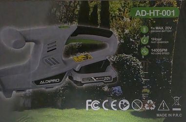 ALDIPRO cordless hedge trimmer 18in