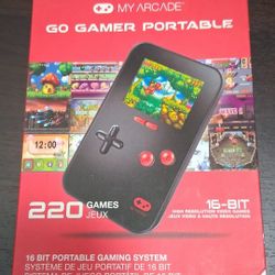 My Arcade Go Gamer Portable 16-BIT 220 Games BRAND NEW