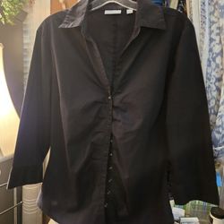 Ladies Large Stretch New York & Co. Tailored Blouse