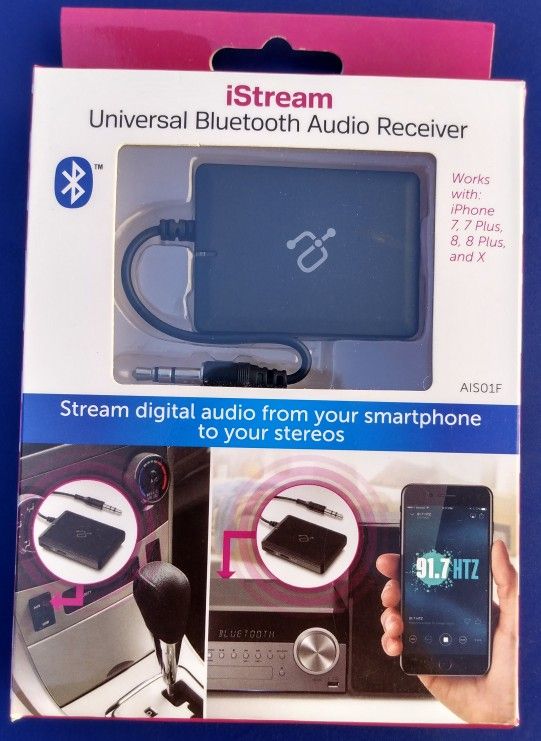 Aluratek Universal Bluetooth Audio Receiver Brand New