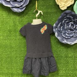 Janie And Jack Navy Blue Sweater Dress Size 2T