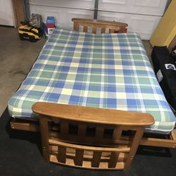 Futon With Wood Frame