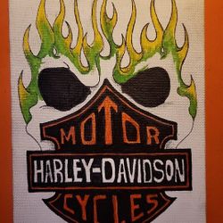 hand drawn harley davidson drawing. 