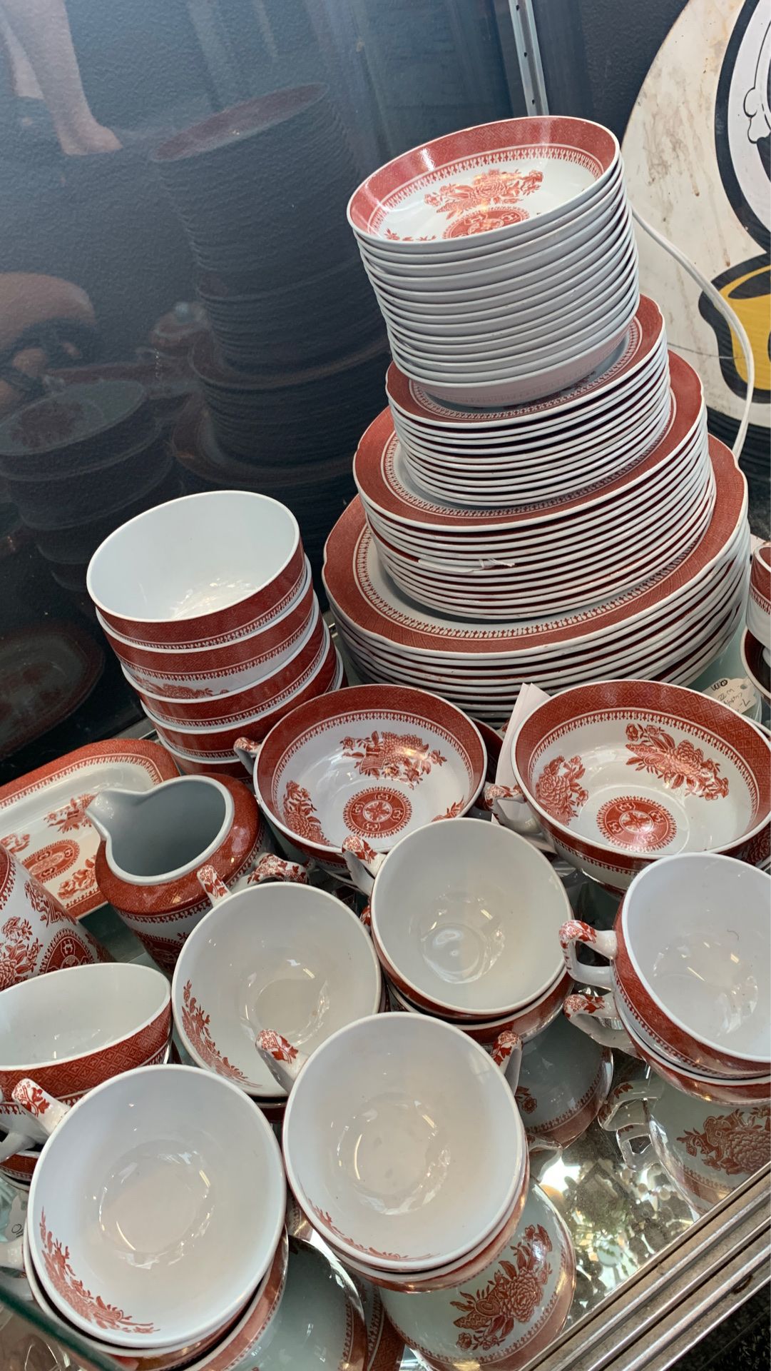 70 pieces of vintage England Spode dishes