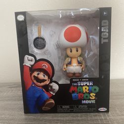 The Super Mario Bros Movie Jakks Pacific Toad 