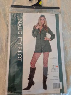 Naughty Pilot Halloween Costume