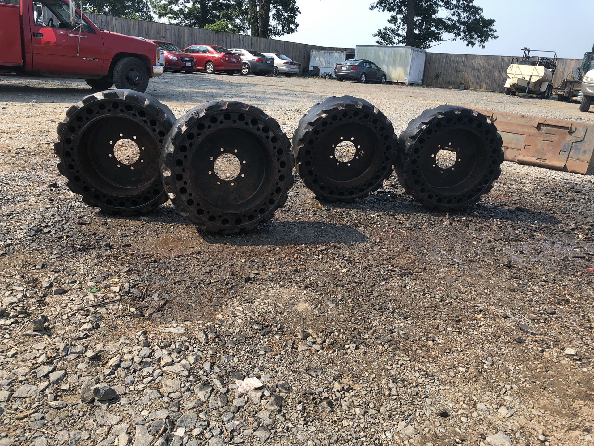 4 Bobcat Solid Tires  