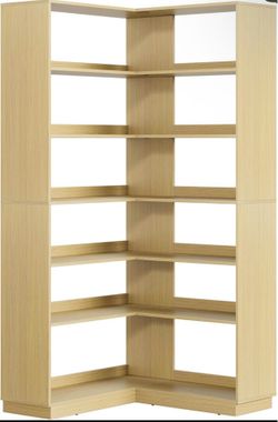 73" Premium Lome Bookshelf  Brand new in box - Assembly is required  cash only  Pickup only (Anaheim)