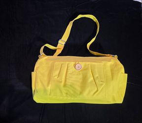 Yellow Canvas Shoulder Bag