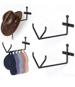Heavy Duty Cowboy Hat Rack for Wall