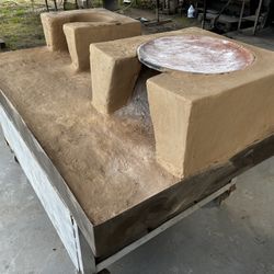 Mexican Clay Stove with Comal