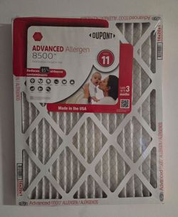 DuPont Advanced Allergen 8500 Air Filter 16x20x1