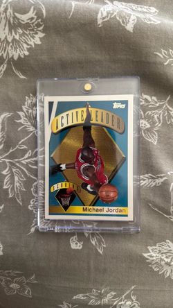 Michael Jordan Topps Active Leader Scoring Card