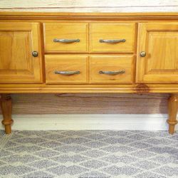 Hallway Table / Wood Sideboard with Drawers - Delivered