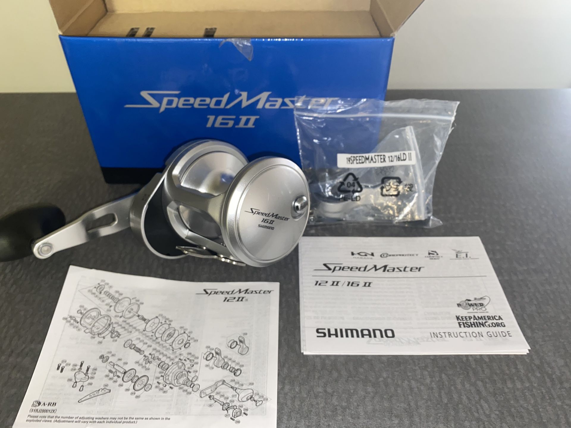 Shimano speedmaster 16II (fishing reel)