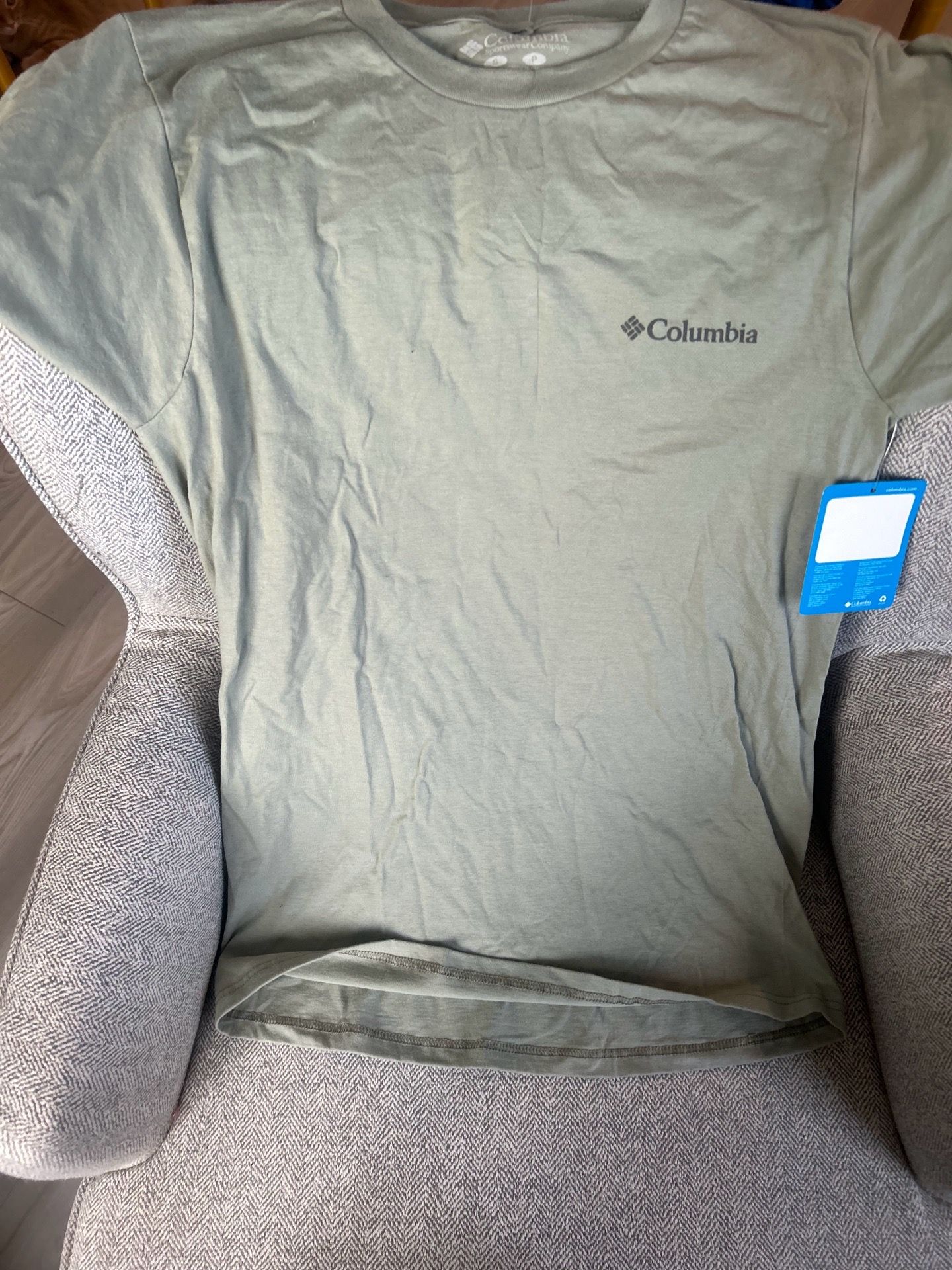 New Men’s Shirt Columbia Dark Green