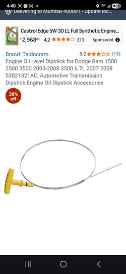 Dodge Ram 1500,2500, 3500, Trany Dipp Stick .