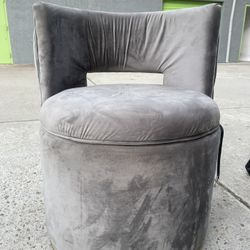 Gray Ottoman 