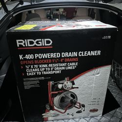 Ridgid Powered Drain Cleaner