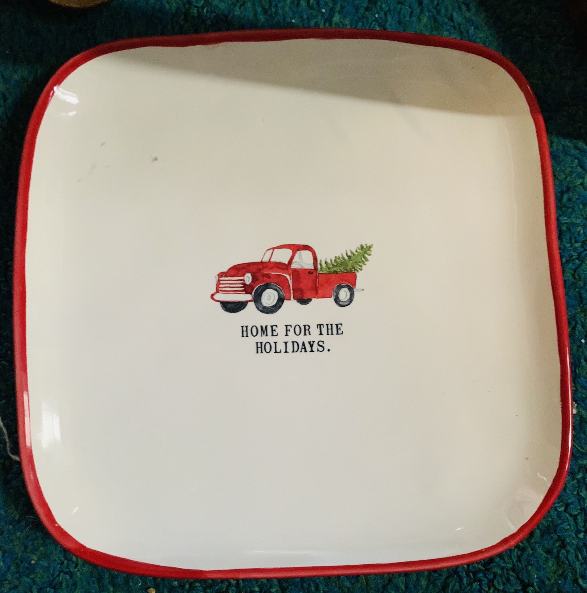 Rae Dunn Christmas Plate