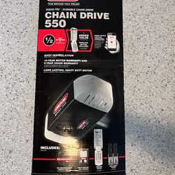 Garage Door Opener : Genie 550 Chain Drive