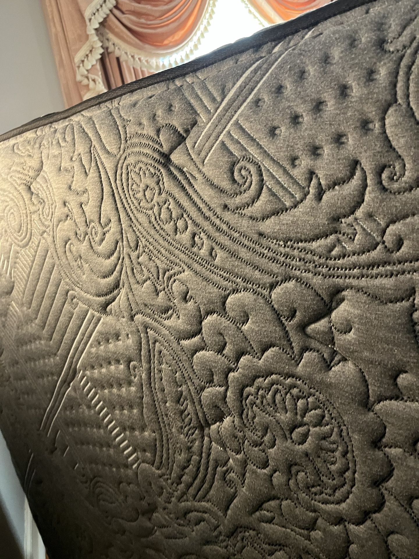 Double Bed Mattress And Box Spring.  14-inch Thick Mattress. Beautiful Condition. Rarely Used For Guests.very Comfortable.  No Pets In Our Home.