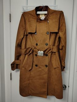 Double-Breasted Brown Jacket
