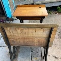 Antique school desk