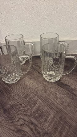 See Of 4 Beer Mugs 