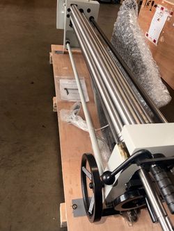 49-Inch Manual Slip Roll Machine with Hand Wheel