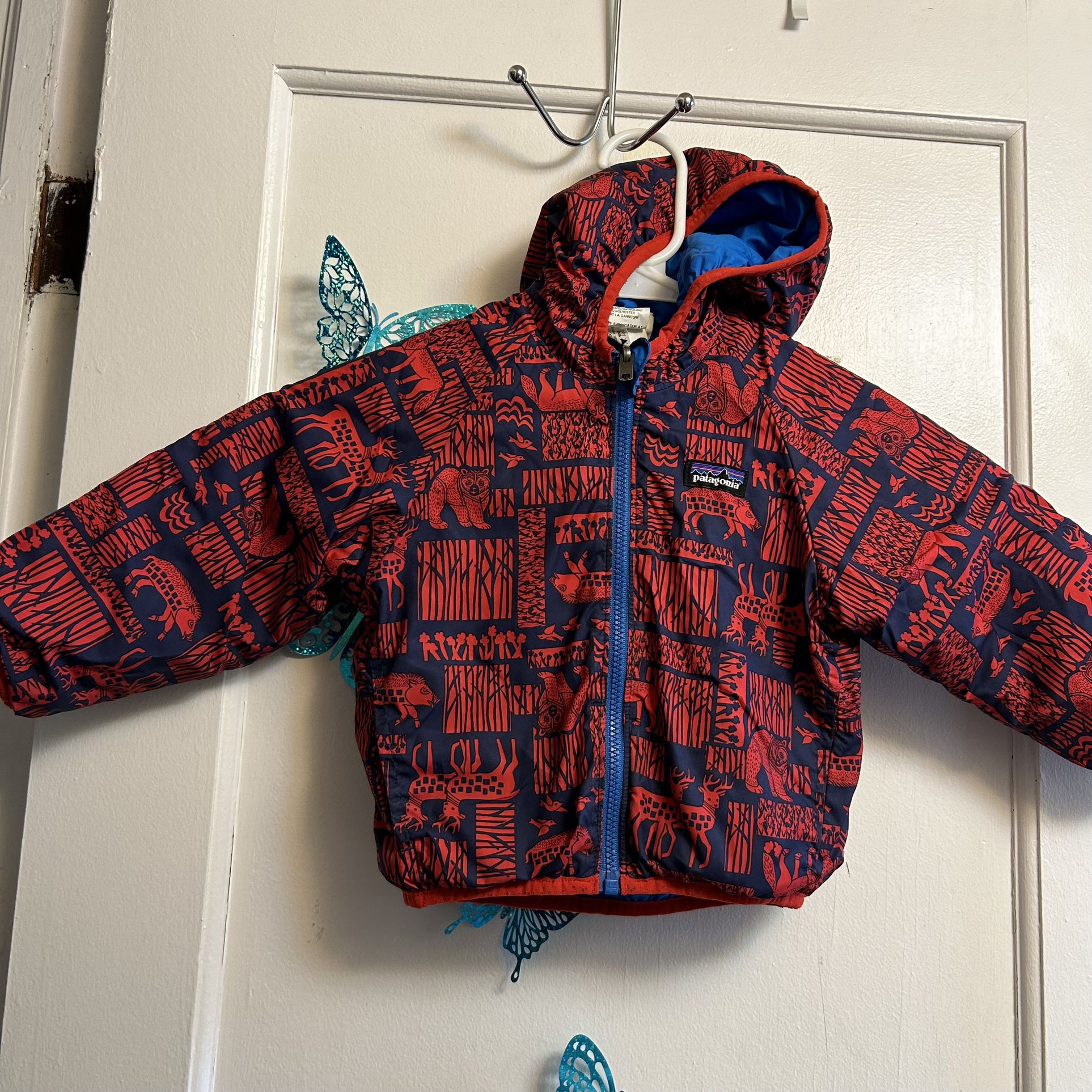 Patagonia reversible puffball down jacket 18month