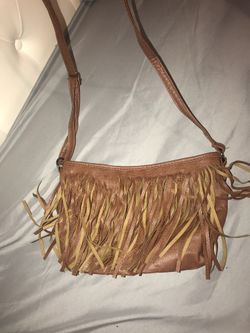 Fringed side bag