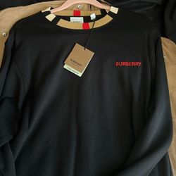 Brand New Burberry Black Sweater