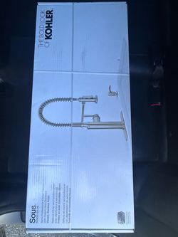 Kohler Kitchen Faucet Stainless Steel, Brand New Unopened