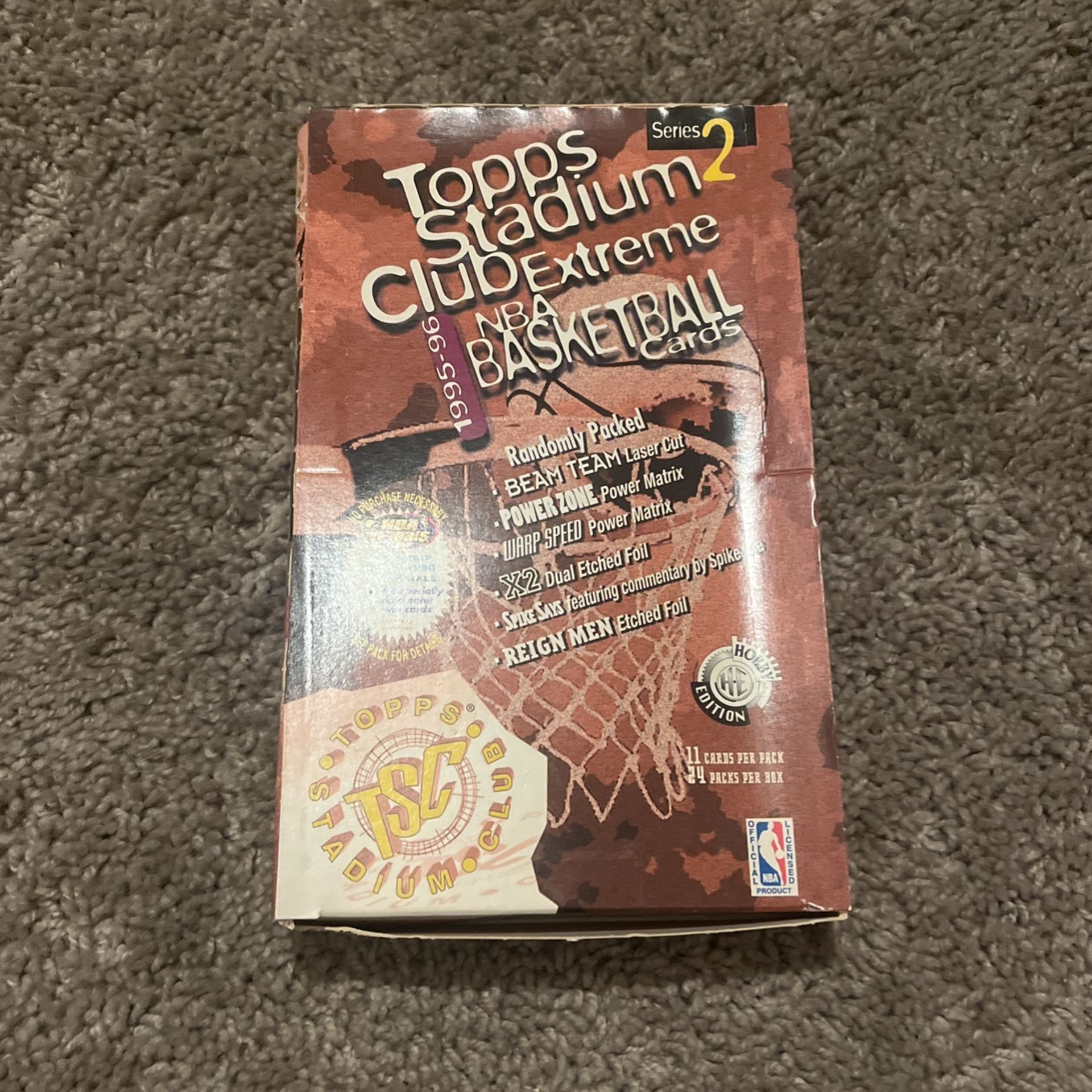 Top Stadium Club Extreme Nba Basketball Box